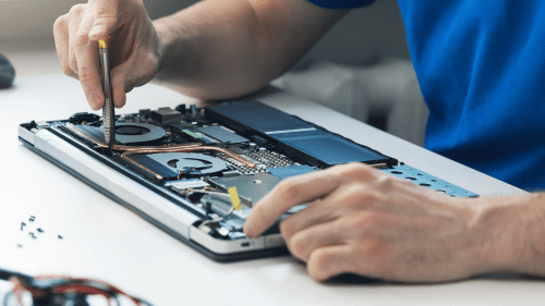 Notebook en reparación